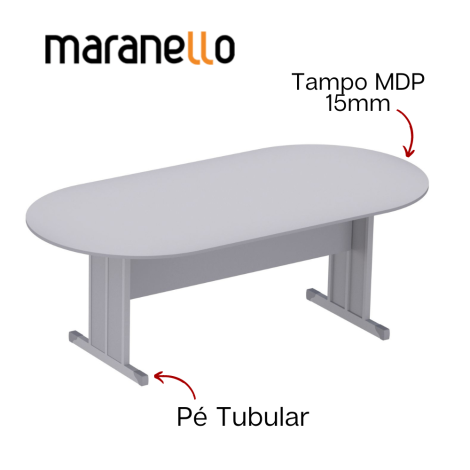 Mesa de Reunião Oval MARANELLO M15